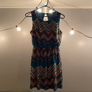 Printed Flowy Dress